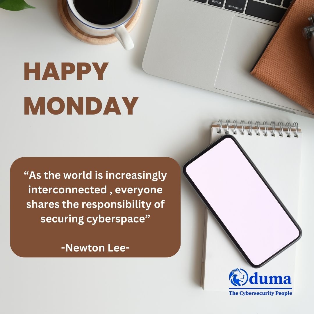 odumagroup's tweet image. Happy Monday! This is a reminder for you to secure your cyberspace.

Have a great week ahead.

#mondaymotivation
#securecyberspace
#cybersecurity
#odumasolutions