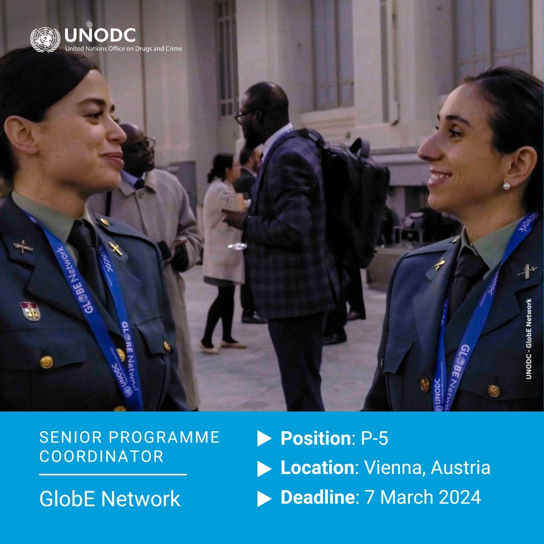 📣We are hiring! 

@UNODC #GlobENetwork ensures countries have access to the contacts & tools needed to collaborate on transnational corruption cases.   

Join UNODC to make a difference! Apply now:  

➡️bit.ly/49P1moP