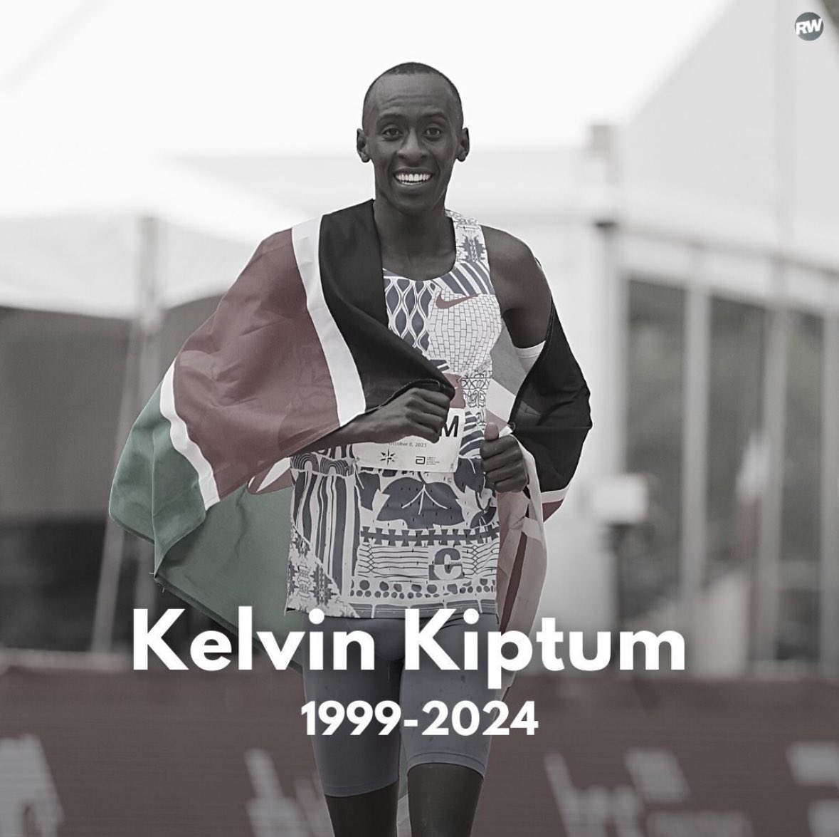 HenryJWade's tweet photo. Such a shame to hear the news that the fastest marathon runner of all time has died. Running is a huge part of my life and I know this passing will affect a lot of people in the running space. RIP to KK . Keep running up there 🏃🏻‍♂️🕊️ https://t.co/cCn7rLRNJc