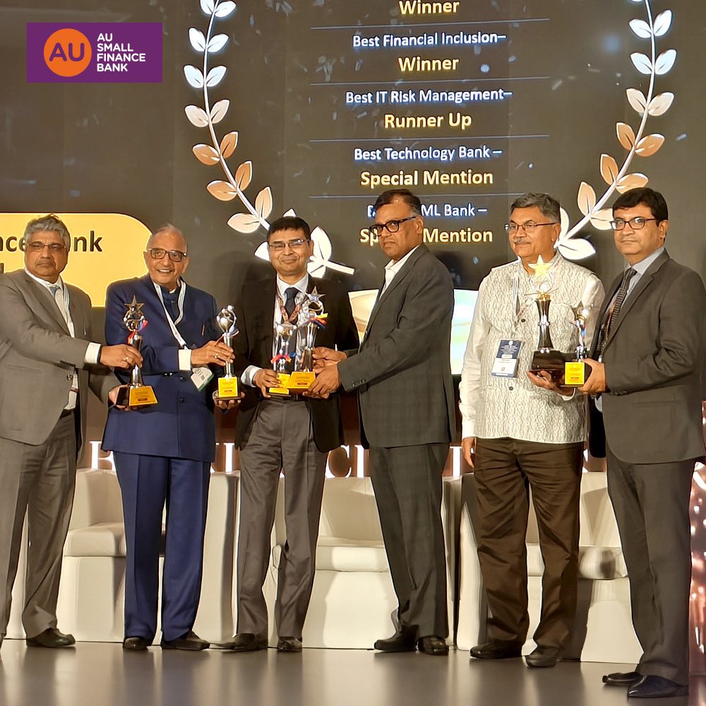 We are pleased to announce that AU Small Finance Bank has won awards in six categories at the IBA 19th Annual Banking Techno...
