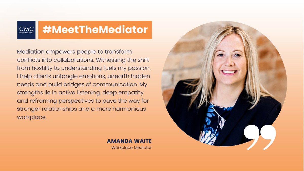 Civil Mediation Council (CMC) tweet media