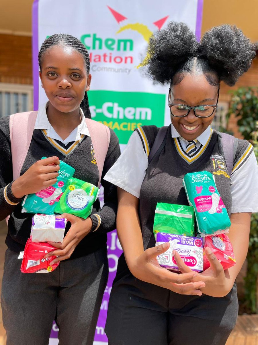 This week we empowered 3422 girl children from Western Cape and Gauteng through #MillionComforts by providing them with 4 months supply of sanitary pads. #KeepingTheGirlChildInSchool #DisChemFoundation @Dischem