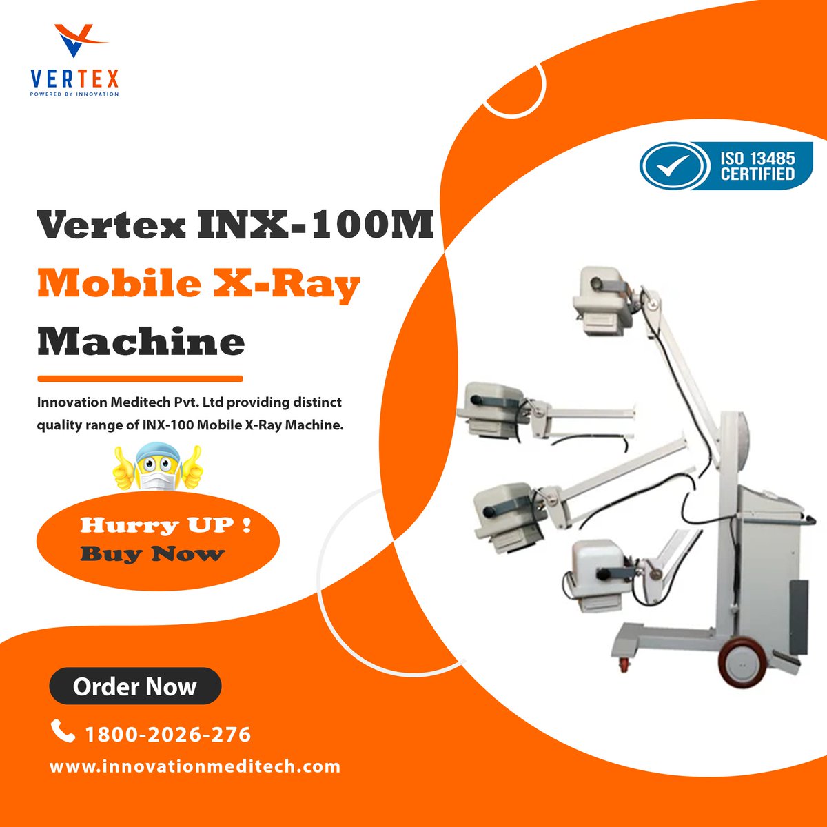 innovationmedi3's tweet image. 📱💥 Don't miss out! Grab your INX 100M Mobile X-ray Machine now at the best price! Call us at 1800-2026-276  for more info. #XRay #MobileXRay  innovationmeditech.com/inx-100-mobile… #vertech #machine  #100M #mobile #xray  #medical #patientcare