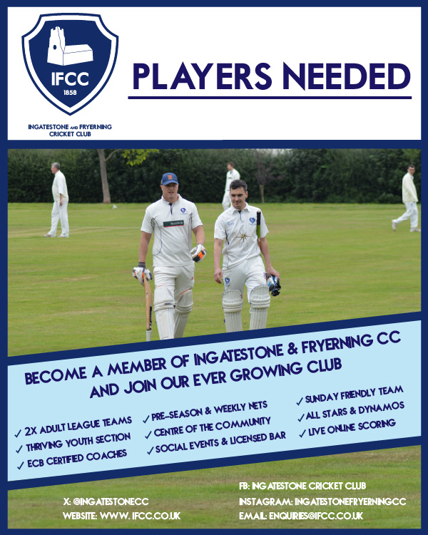 Come and play Ingyball at one of the fastest growing cricket clubs in Essex!