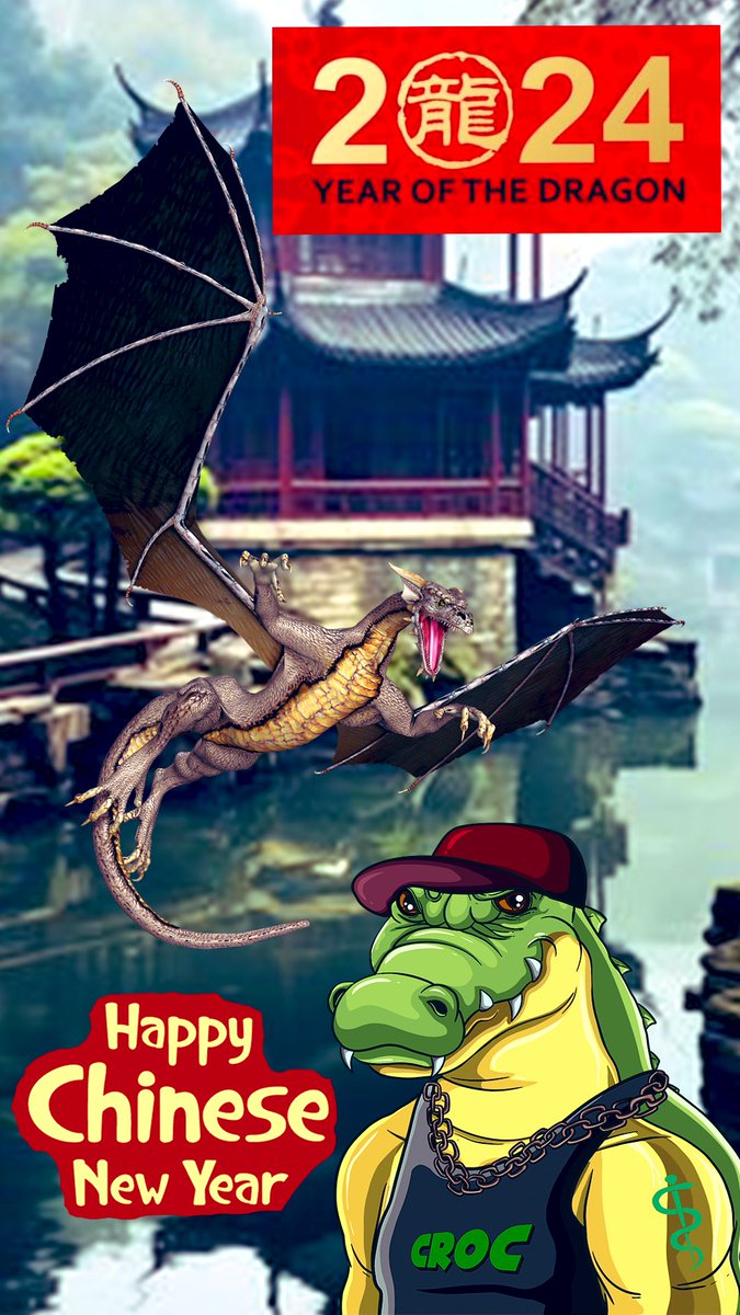 CryptoCrocWorld's tweet image. The Year of the Dragon is arrived ! 🧧
Celebrations continue ! 💥💥💥
#cryptocrocs are the dragons 🐉 of the jungle 🤫 Get yours right now on our website cryptocrocs.world and on all main markets: 🐊 #opensea 🐊#rarible 🐊 #looksrare🐊#mintable 🐊#magiceden