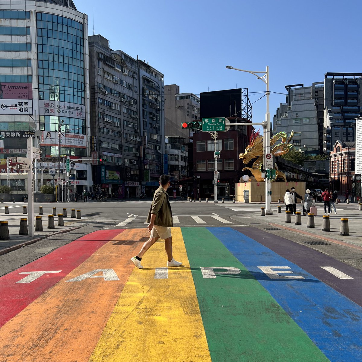 Kirooot's tweet photo. Ximending Rainbow Lane https://t.co/QlvPGbsifn
