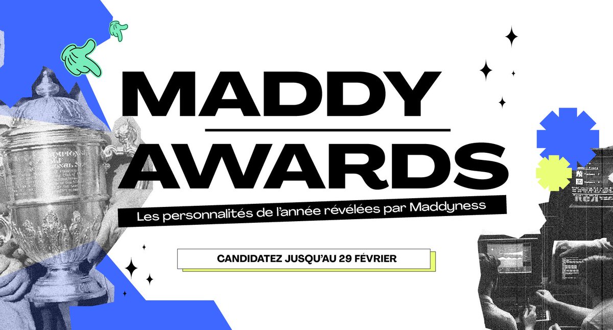 🏆 La #MaddyKeynote de <a href="/bymaddyness/">Maddyness</a> revient le 28/03 ! Grande nouveauté : découvrez les #MaddyAwards, qui célèbrent l’innovation &amp; l’entrepreneuriat en France.
Vous avez jusqu’au 29/02 pour tenter votre chance !
👉 RDV sur maddyawards.com/?utm_source=tw… pour en savoir plus.