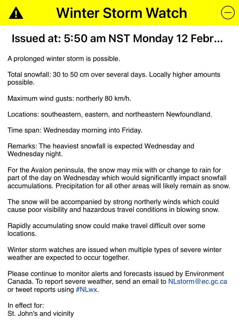 Winter Storm Watch