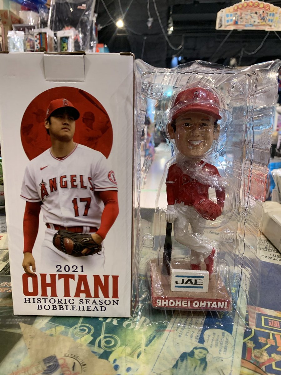 【新品未使用】大谷翔平エンゼルス2021年ヒストリックシーズン記念ボブルヘッド 大谷翔平 ボブルヘッド人形 エンゼルス 2021年ヒストリック
