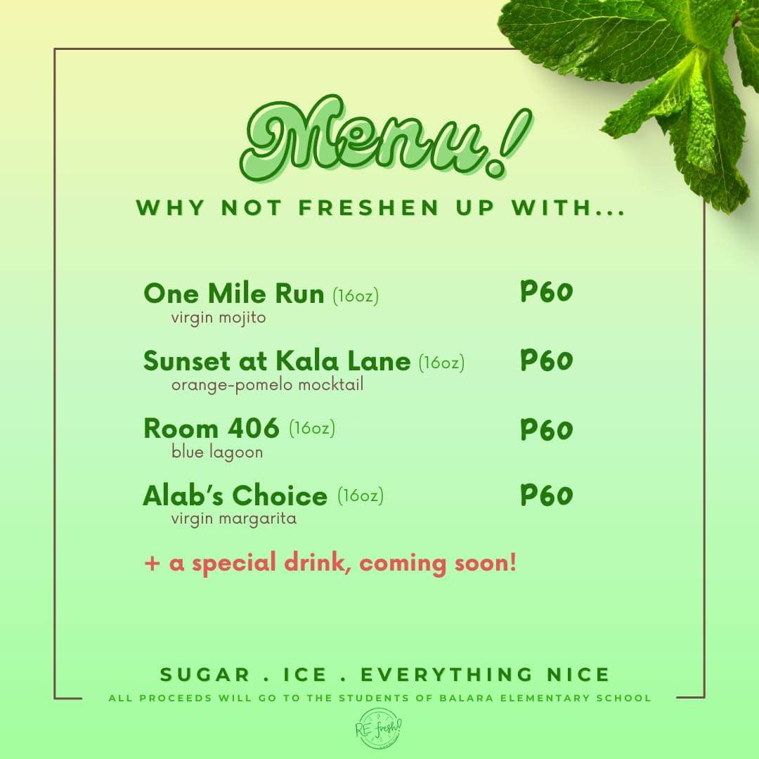 re_paper2024's tweet photo. Are you sad the weekend's over? 🥺 ....  Cheer up! For this week only, find out what is love❔ by treating your loved ones to some ice cold drinks at the RE:Fresh booth 🍹🥂! One sip of these drinks, and you'll be asking for more &amp; more! https://t.co/hv8yNHsbsi