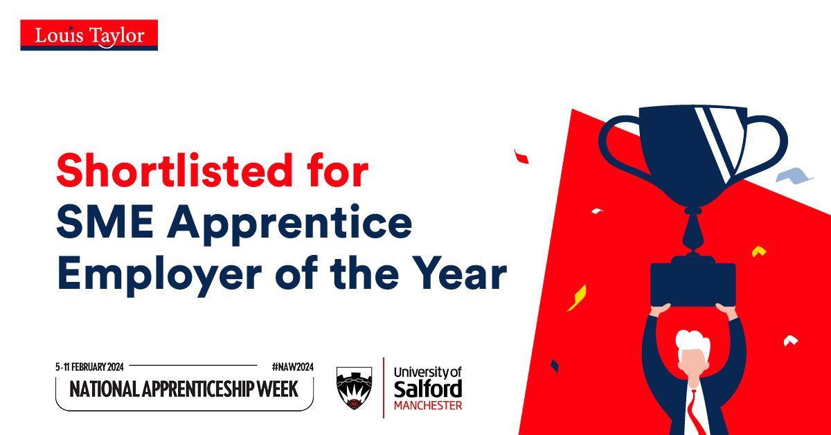 We are proud to announce that we were shortlisted and made the final three in the running for SME Apprentice Employer of the Year by <a href="/SalfordUni/">University of Salford</a>!