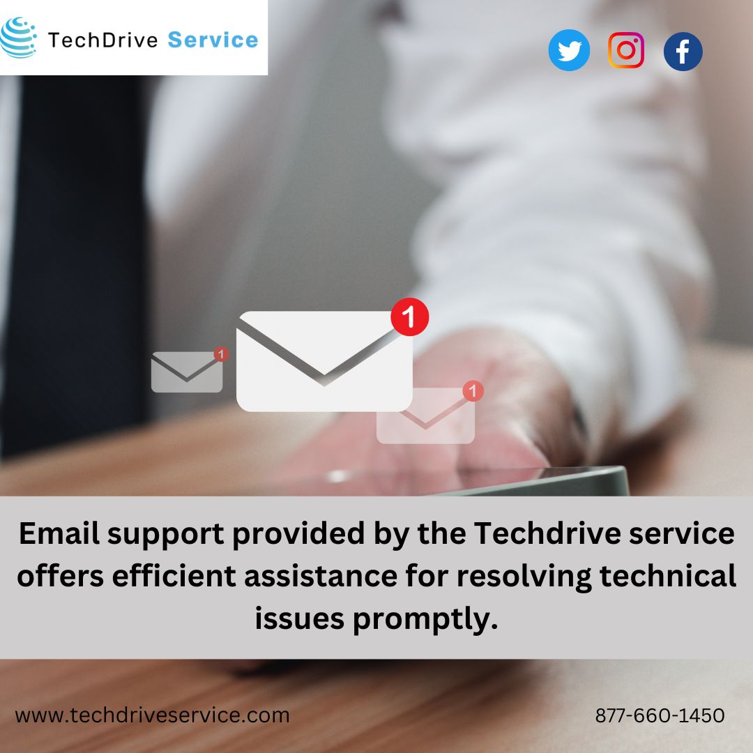 techdriveserv1's tweet photo. Email support provided by the Techdrive Service offers efficient assistance for resolving technical issues promptly.

https://t.co/B4A0Ntzl5b
support@techdriveservice.com
877-660-1450

#techdriveservice #Trending #Mondayvibes #Techours #technology #TechNews https://t.co/pYzoSfwScA