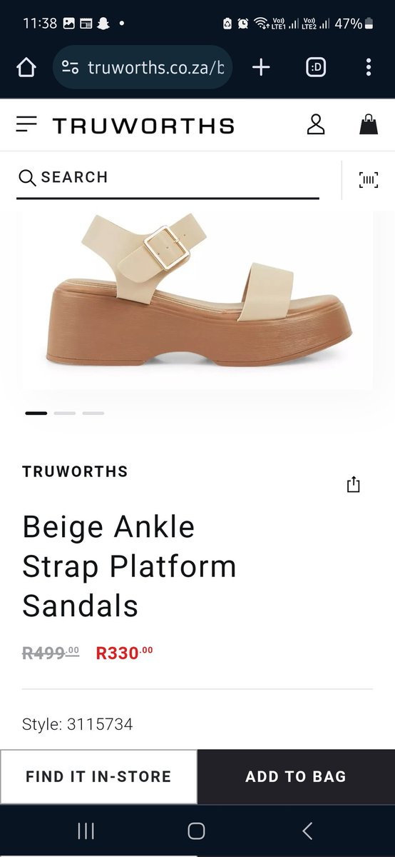 missdidiology's tweet photo. @TruworthsTweets, is it possible to get this shoe from tzaneen to polokwane by placing an order in store? https://t.co/mW6tOqEWcF