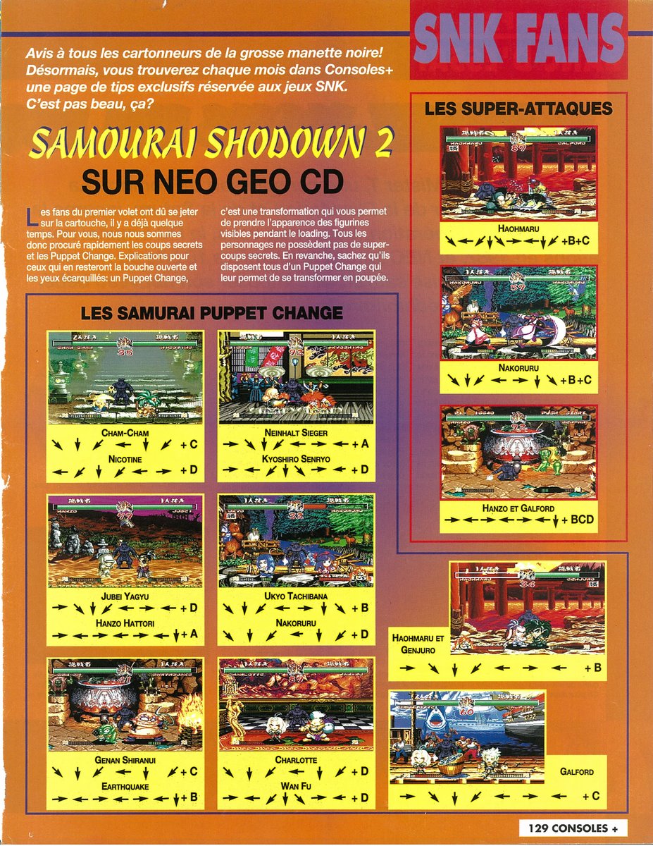 AllmightoFranky's tweet image. On continue avec tjs su #MegaCD #SlamCity with #ScottiePippen star des #ChicagoBulls de l'époque,#CadillacAndDinosaurs adapté de la série,et des techniques pour #SamuraiShodown2!Puis la rubrique "Ze Killer"!! 2/4