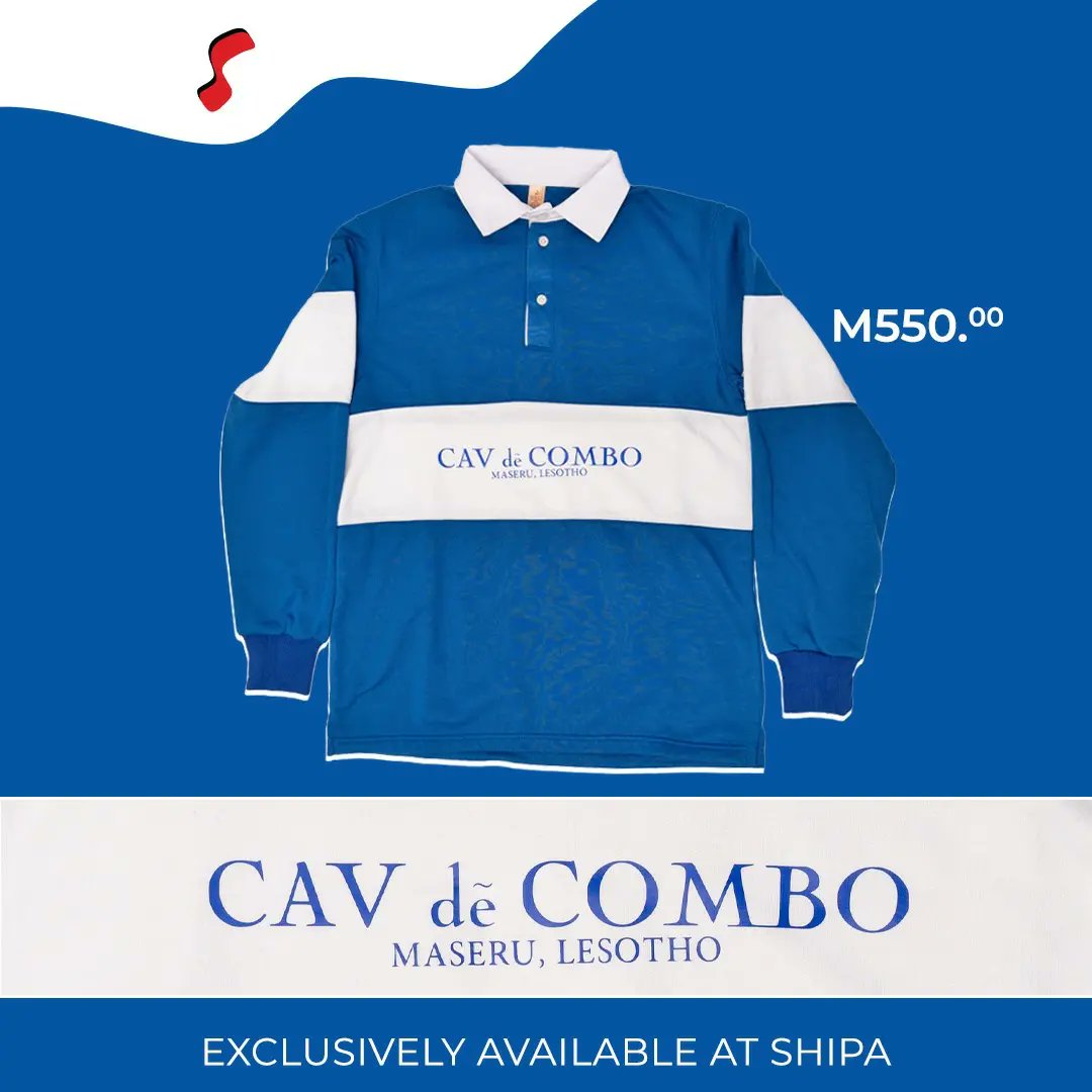 Shipa_Online's tweet photo. Show your district pride in style with @cav_decombo Rugby Shirts – revamped and rebranded to reflect your area's colors.
Readily availablein store now.
W/C +266 57319347 for deliveries.
#DistrictStyle #CavDeCombo #tsencha https://t.co/49X4DvU9MI