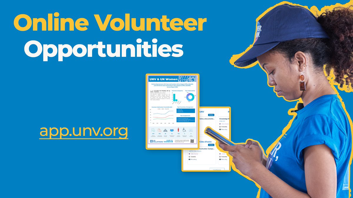 Some exciting UN online volunteering opportunities this week: 👇👇 ☑️Branding and communications support - shorturl.at/elqtK ☑️Design the National Youth Policy - shorturl.at/dyFMW ☑️Branding and Communications support - shorturl.at/wAKP1