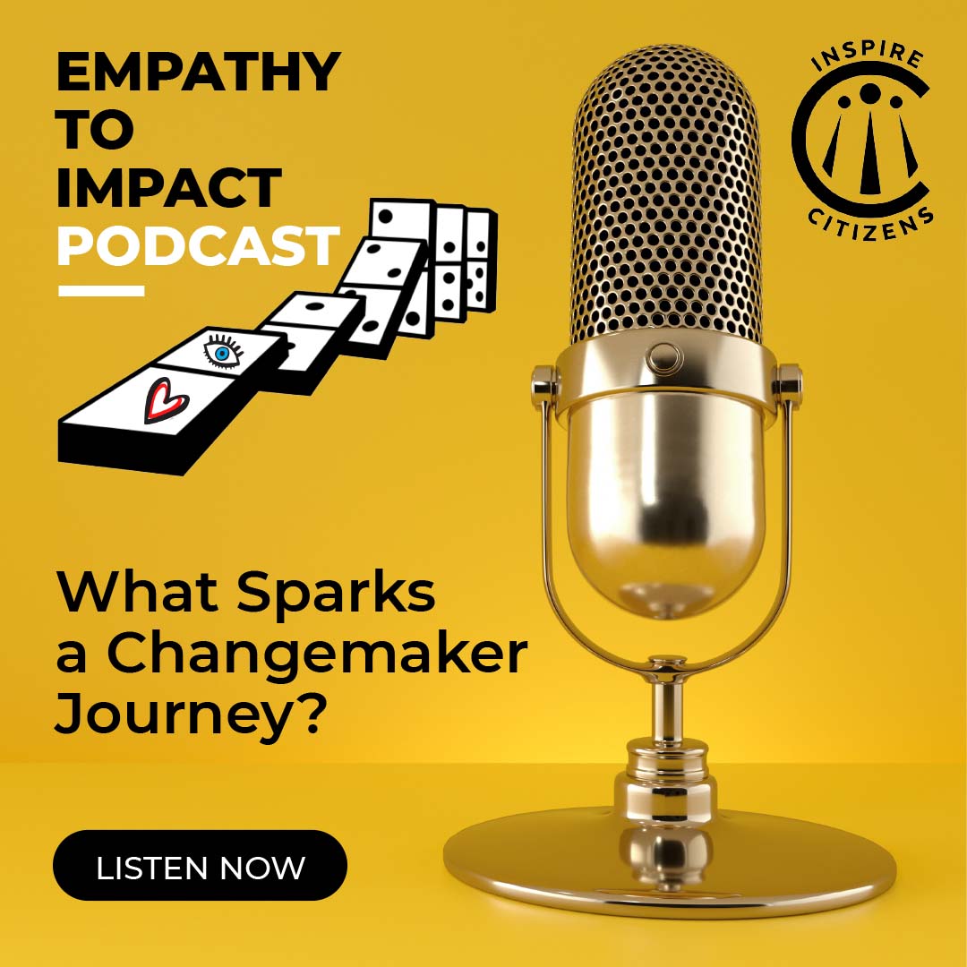 Listen to @ICGlobalCitizen “What Sparks a Changemaker Journey?” Listen: empathytoimpact.transistor.fm/54 Subscribe: feeds.transistor.fm/empathy-to-imp… #Podcast #InspireCitizens #GlobalCitizenship #EmpathyToImpact #ImpactChange