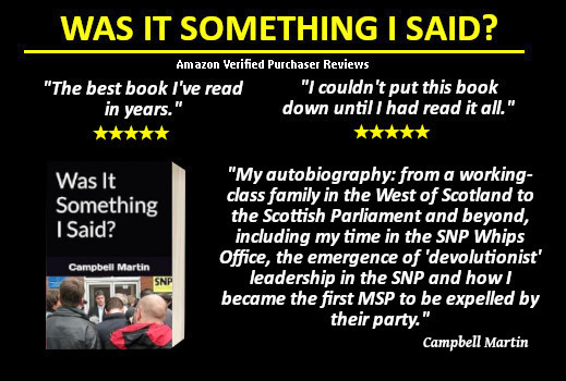WAS IT SOMETHING I SAID? Get a copy for you or for friends. Link to book in the comments.
#scottishbooks #scottishpolitics #ScottishIndependence #scottishlife