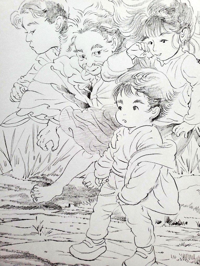 鉛筆にしか出せない空気感が好き 