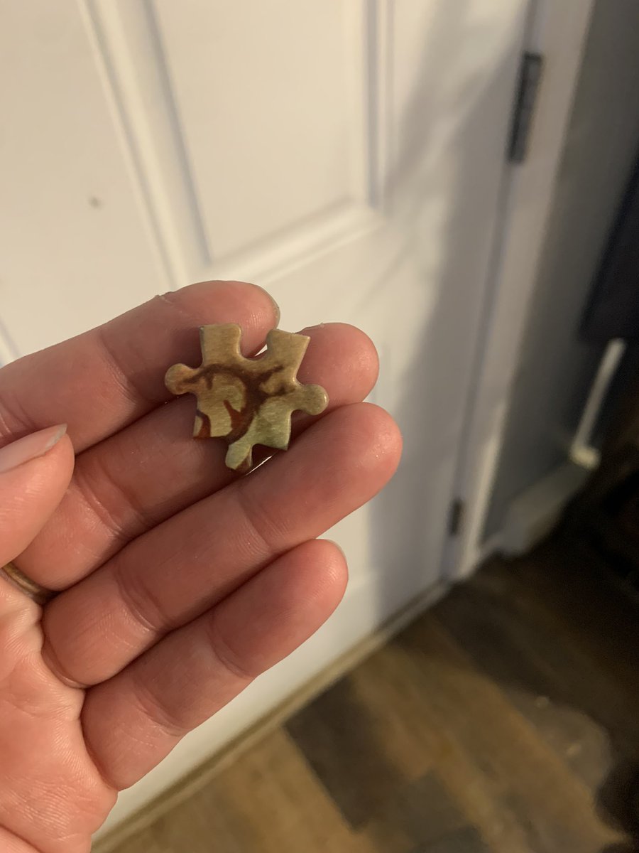 m0fferdahl's tweet photo. @pretselroll Said puzzle (find the missing piece 🤪), and said missing piece that I found later. So fuckin aggravating 😂 https://t.co/YTnQpb6hyI