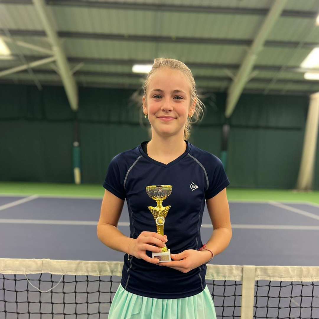 Well done to Julie (Shell), for winning the doubles event in the Tennis Europe’s competition in Liverpool. She continues her great start to the season. #canterbury #education