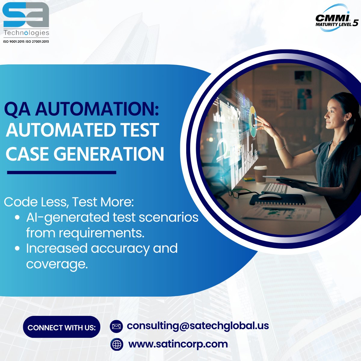 SatechGlobal's tweet photo. Dive into the future of testing where algorithms do the heavy lifting. 

contact us: consulting@satechglobal.us
visit us: https://t.co/SyD0yPDo1N 
 
#AutoGenerate #EffortlessTesting #QAautomation #TestCaseGeneration #satechnologies #EffortlessQA #satincorp https://t.co/aSOCahEs0a