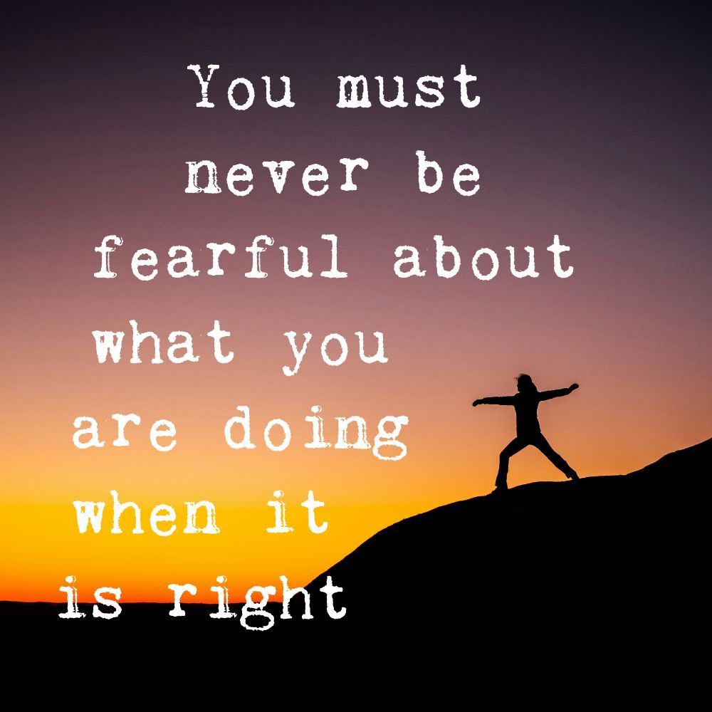'You must never be fearful about what you are doing when it is right.' - Rosa Parks

#empowering #quote #motivation #inspiration #MondayMotivation