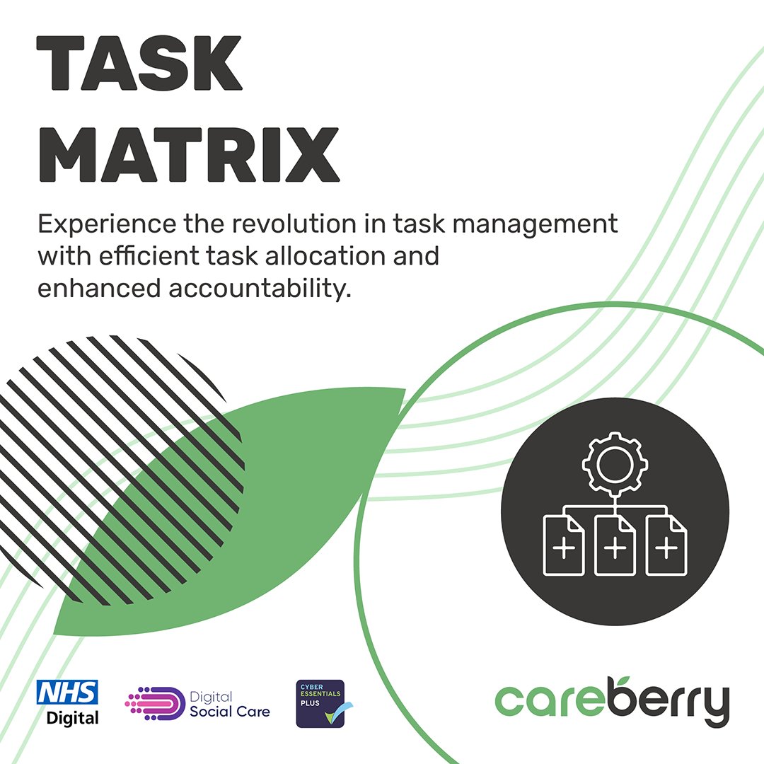 Task Management Revolutionised Experience the revolution in task management with our Task Matrix. 📋 Get a free demo at careberry.com. 📌 Efficient Task Allocation ✔️ Enhanced Accountability 🕒 Time-saving #TaskManagementRevolution #CareberryEfficiency