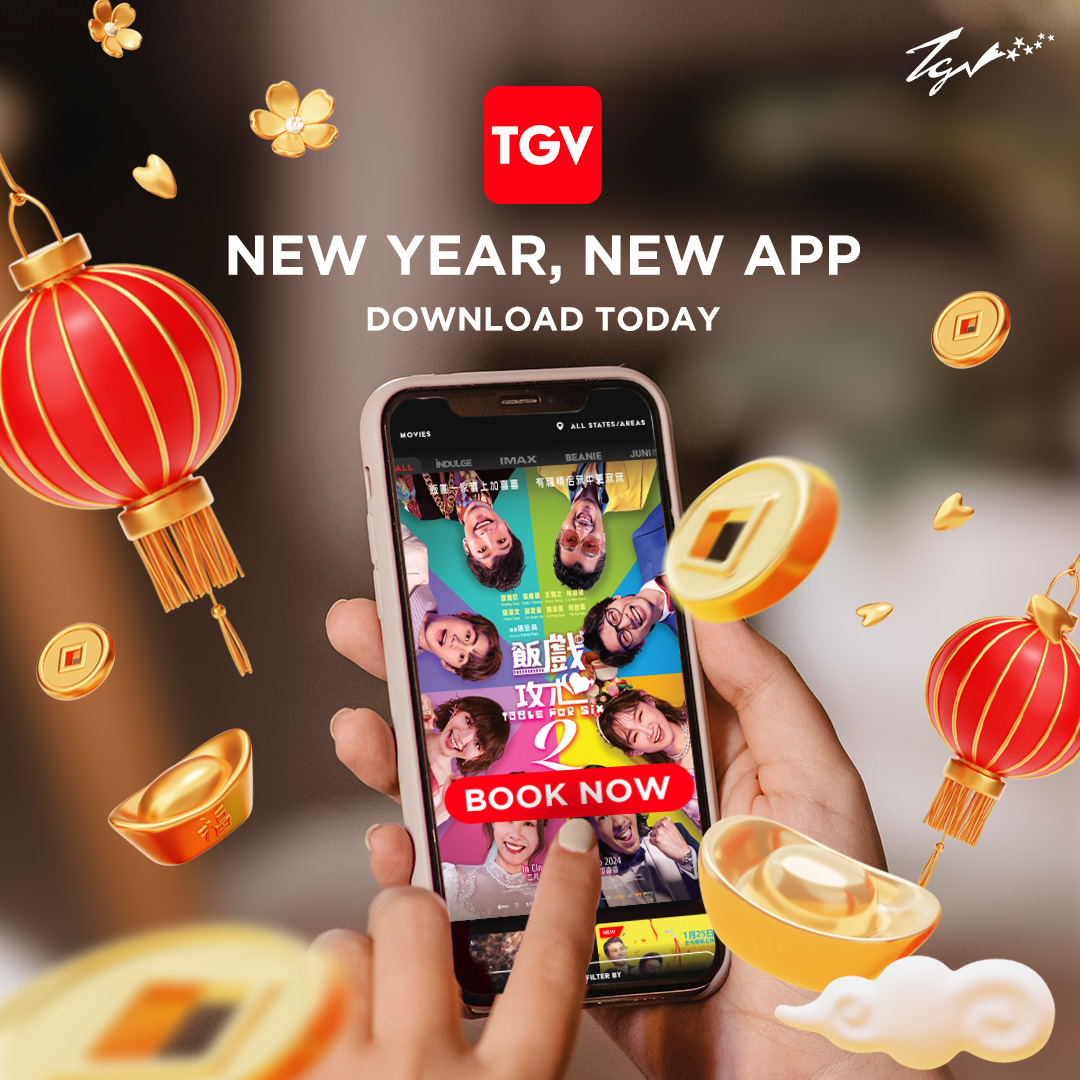 TGVCinemas's tweet photo. Are you ready for love and laughter this CNY? 🍚🧧
Come to TGV with your family and catch #TableForSix2 🥰
Download our NEW app to book your tickets today 🤗 https://t.co/ooN9TAYluQ
#CNYatTGV #CNY2024 https://t.co/oHUU6hOwNp