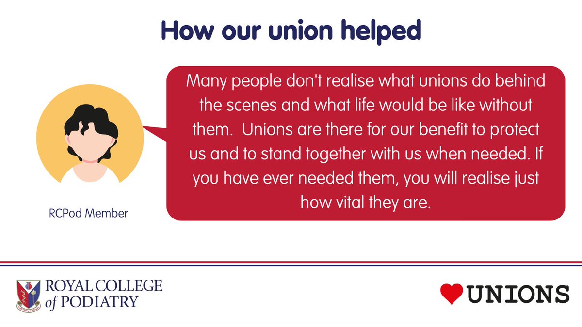 This ❤️ Unions week we are hearing from some of our members about why they value being part of a union. #HeartUnions