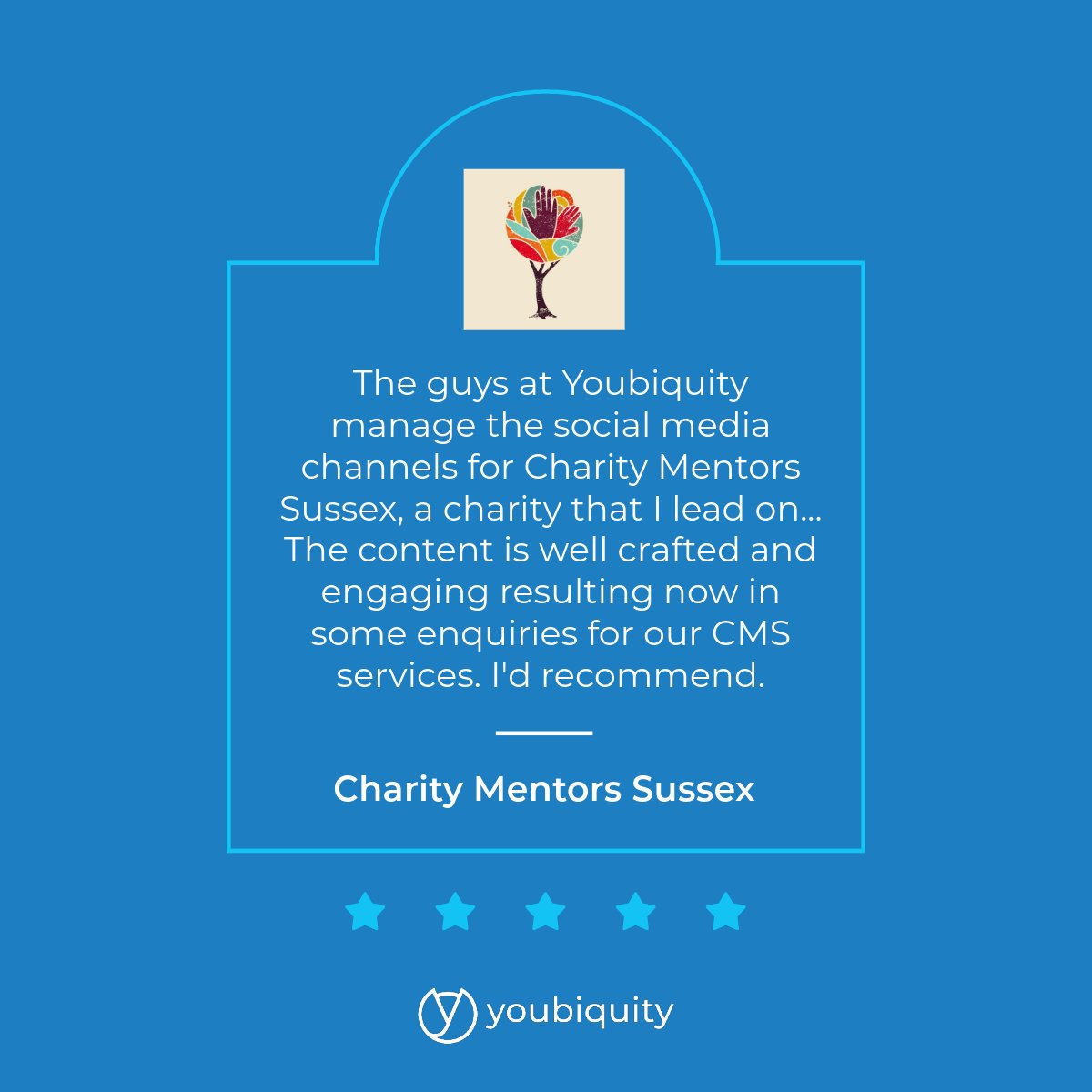 Client Testimonial 🎊 We love working with Charity Mentors Sussex to provide the following: - Website Design + Hosting ✅ - Social Media Content Design + Management✅ #testimonial #charitymentors