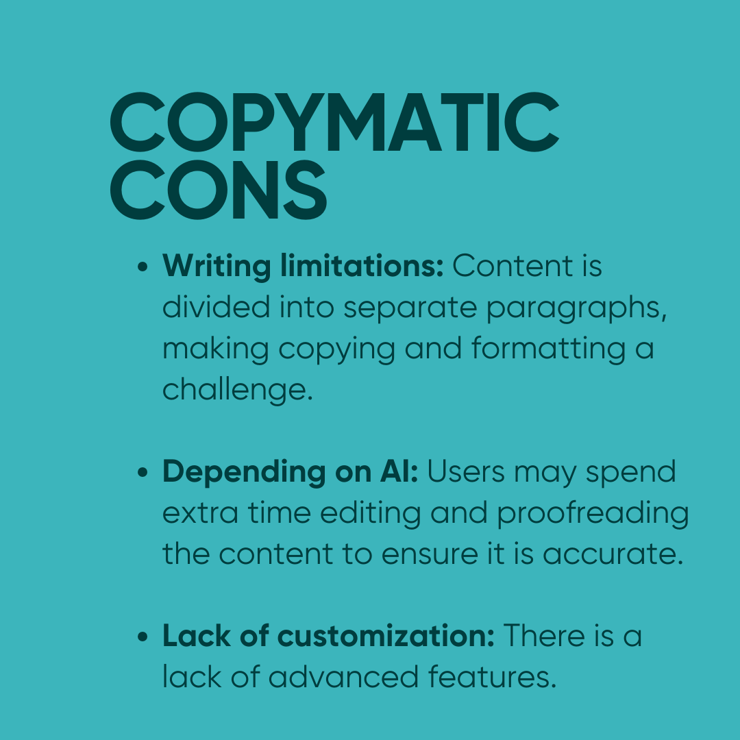 rhino_rank's tweet photo. @CopymaticAi Review: An in-depth analysis of the most advanced AI writing tool of 2023! ✍🤖
🔗 https://t.co/VSBUCUn7cv 🦏
#Copymatic #AI #AIContent #ContentMarketing https://t.co/WgQxIU9cRp