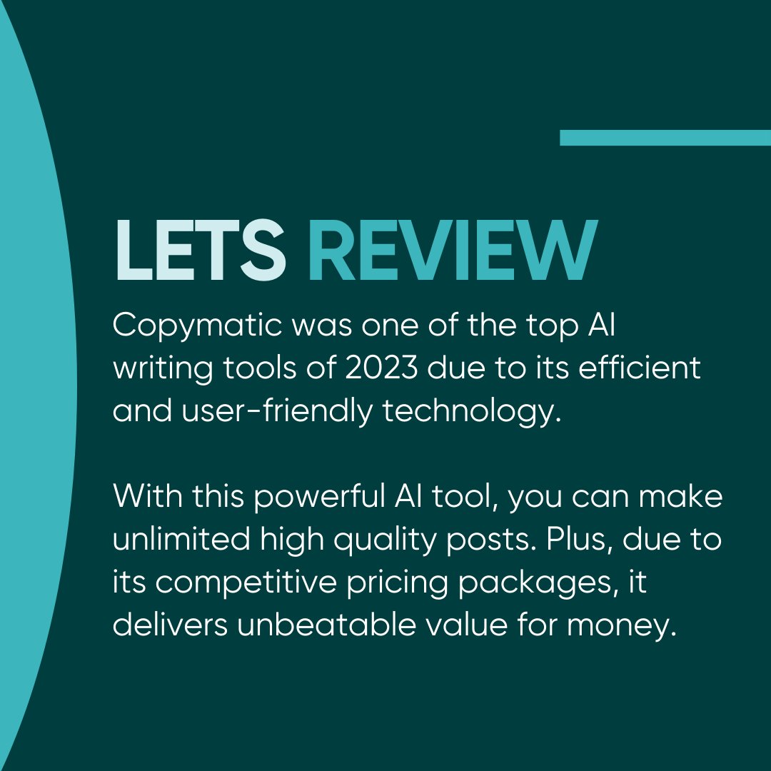 rhino_rank's tweet photo. @CopymaticAi Review: An in-depth analysis of the most advanced AI writing tool of 2023! ✍🤖
🔗 https://t.co/VSBUCUn7cv 🦏
#Copymatic #AI #AIContent #ContentMarketing https://t.co/WgQxIU9cRp
