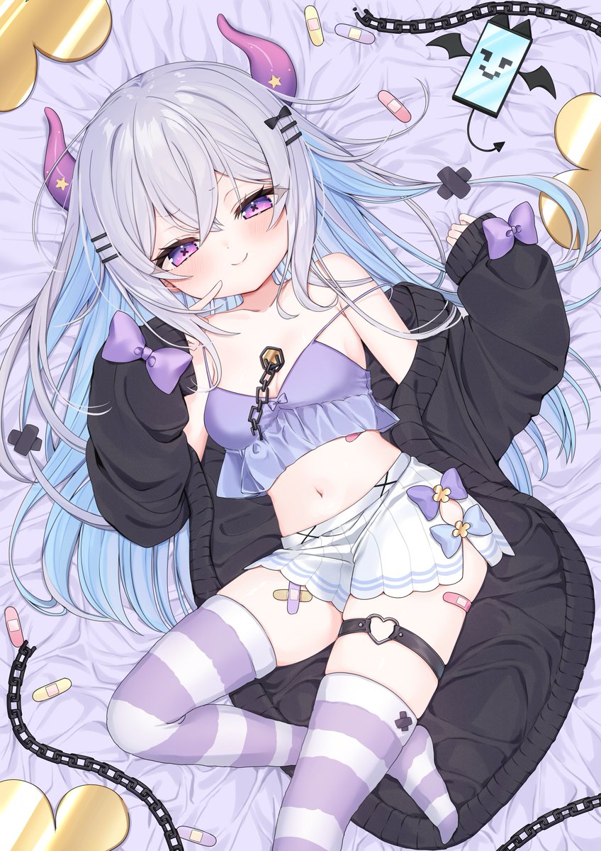 「リスナー様からのご依頼で、大魔王シャマ様(#daimaou_shama)の部屋着」|𝗂𝗇𝖾𝗄𝖺🌾お仕事募集中のイラスト