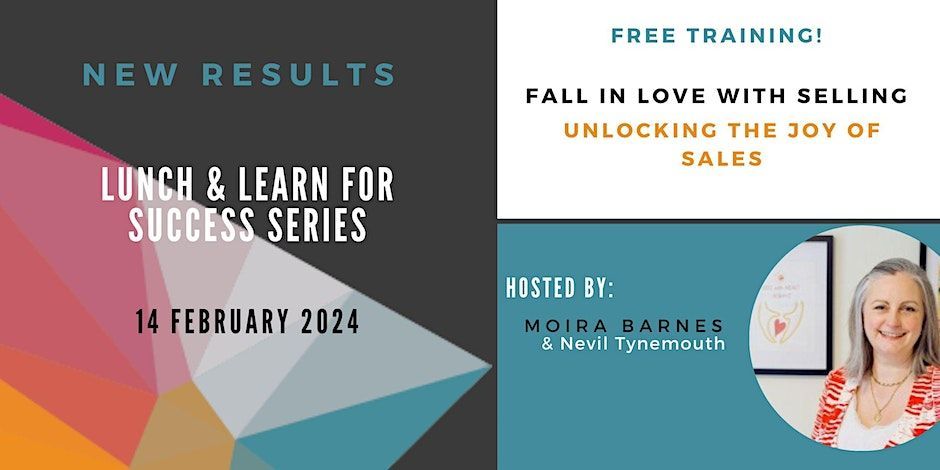 Two more days 💞 Fall in Love with Selling 💗

Rekindle your passion for #sales with a 1-hour session packed with #practicaltips to discover how #selling can be a joy not just a necessity. <a href="/sellwithheart/">Moira Barnes Sales Consultancy</a> 
Book your place now: buff.ly/48jaktl #LunchAndLearn #OnlineLearning