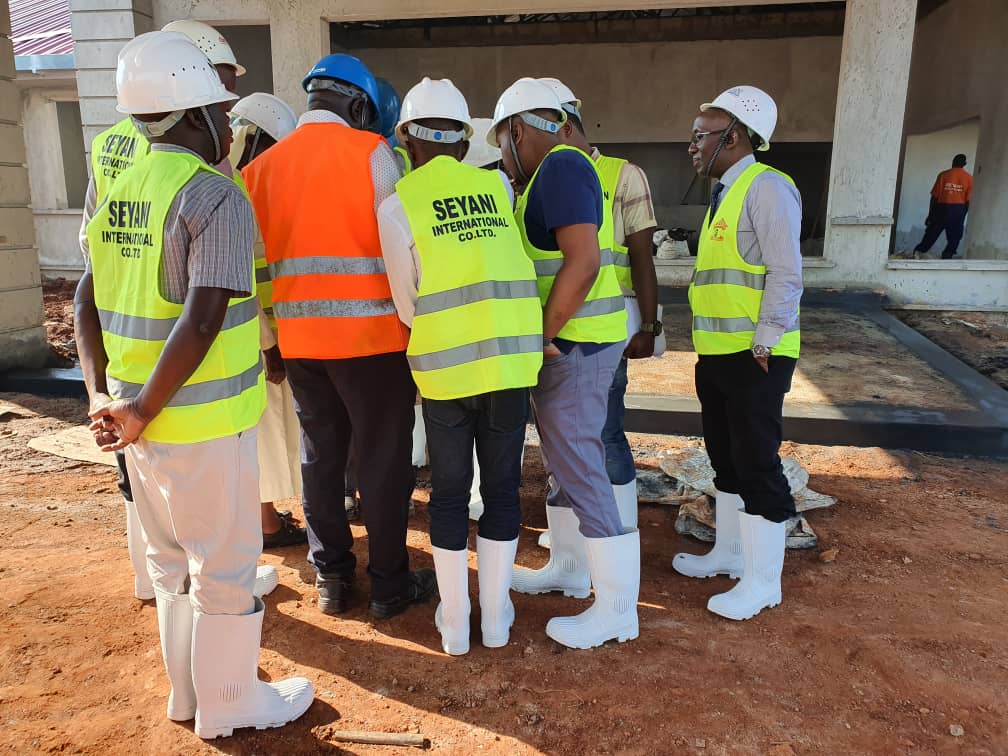 We are progressing well - Our Board members, the CEO and members of the Senior management last week inspected the ongoing construction of the New Rehabilitation Centre. Thank you @cbmWorldwide for the support. #disability #rehabilitationcenter #rehabilitation #orthopedicsurgery