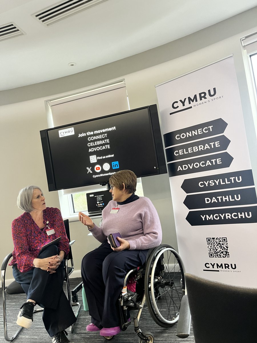 Inspiring & exciting launch of @CymruWomenSport last week - hearing from & speaking to so many incredible women across all realms of sport. Extra buzzing to be on the advisory group and involved in change for girls & women in sport across Wales. Connect. Celebrate. Advocate.