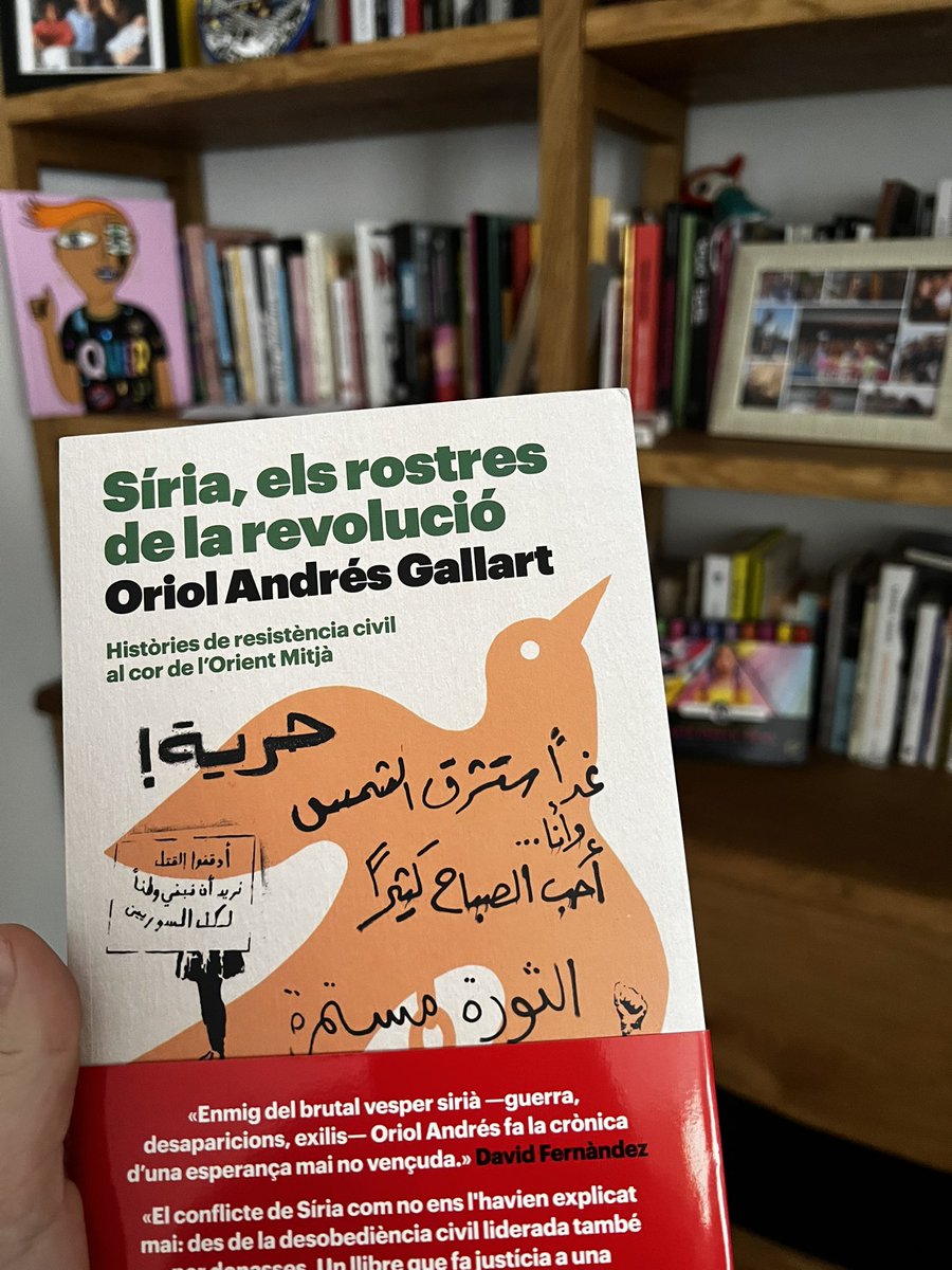 Demà es presenta a @altairviatges el llibre “Síria, els rostres de la revolució” del @oriolandres i jo no puc esperar més. Gràcies per escriure estimat 💜!