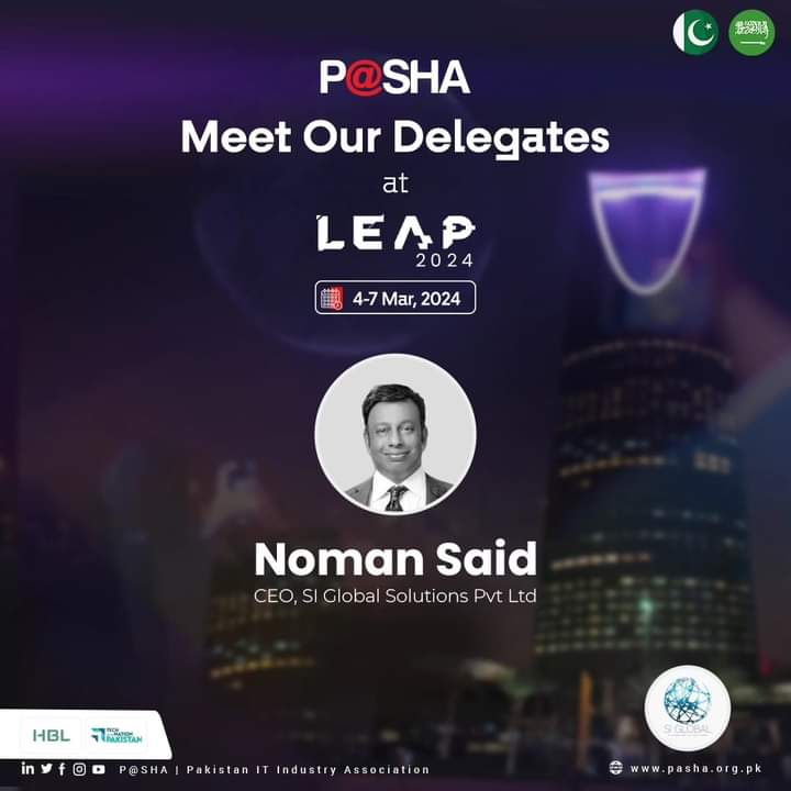 SaidNoman_'s tweet photo. Excited to join the vibrant P@SHA community at #LEAP2024! With 20+ years in IT, management, operations, financing, and startup leadership, I bring invaluable opportunities for genuine connections and innovation. Thrilled to be part of the journey! #PASHA #PKinSaudi #siglobal https://t.co/YaBOO6ZCPh
