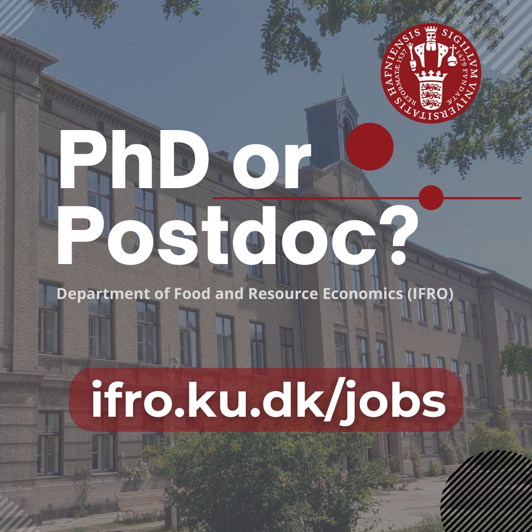 JOB OPENINGS🤝 PhD annual OPEN CALL ▶ lnkd.in/dQ_DVqtM 1 PhD and 1 Postdoc for Entrepreneurship, Innovation, and Sustainability Transitions (EIST) ▶ Postdoc lnkd.in/ddH9Rjxg ▶ PhD lnkd.in/dGdJ3eNc 3 external lecturers (Danish) ▶ lnkd.in/d6kx5dex