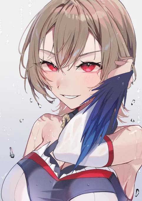 #フレン見て水も滴るいい女騎士 