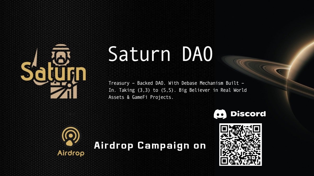 SaturnDAOIO's tweet photo. 🌟 Exciting News! Join our Saturn DAO Discord for Meme Competition! 🚀

🎨 Get creative and design a meme related to Saturn DAO or cryptocurrency for a chance to win 20 USDT! 🤑

📅 Submission Deadline: 20th 00:00 UTC
🏆 Top 10 memes will receive the airdrop prize!
🔗 Join now on Discord: https://t.co/PzuMggJzrw

Let's have some meme-tastic fun! Spread the word and tag your friends who love memes! 🚀💰 #SaturnDAO #MemeCompetition #Airdrop