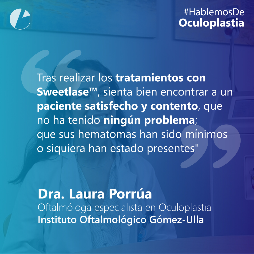 Equipsaofta's tweet photo. #HablemosDeOculoplastia
📣 ¿Qué opinan los pacientes tratados por la Dra. Laura Porrúa, especialista en #oculoplastia del Oftalmológico Gómez-Ulla (@iogomezulla) tras ser tratados con nuestro láser de CO2 Sweetlase™?
---
#laserco2 #oftalmoestética https://t.co/CZLQNEE2dZ