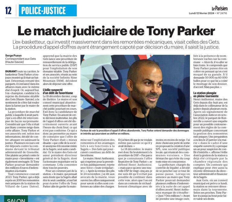 Bravo <a href="/tonyparker/">Tony Parker</a>, marre de ces maires qui se gavent sur l’argent public et se fichent des acteurs économiques de leur commune <a href="/lesgetsnews/">Les Gets</a>