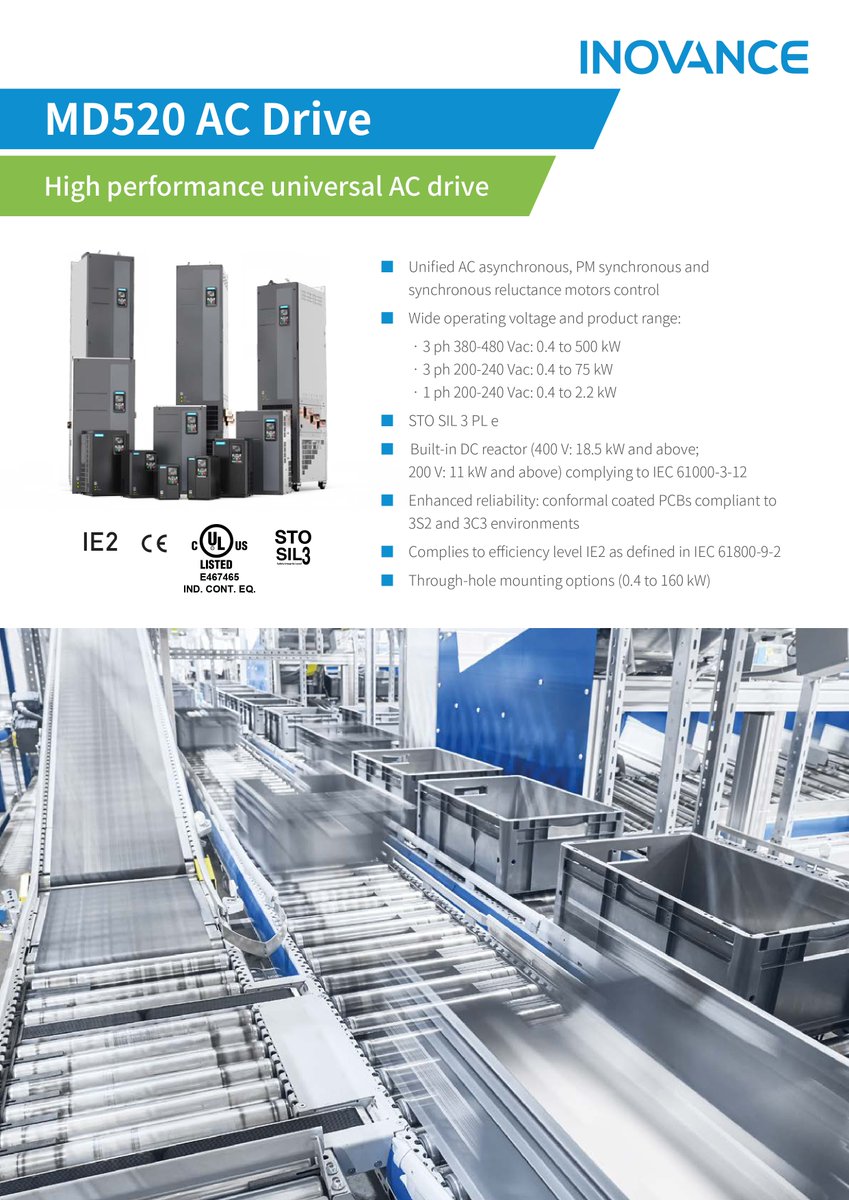 Inovance_Tech's tweet photo. The all-new MD520 brochure is here, bursting with exciting updates and showcasing its power to transform your operations🚀⚙️
Download it now and unlock limitless possibilities💫
Link in the first comment!!
#inovance #industrialautomation #MD520 #innovation #efficiency https://t.co/59tqzESsO7