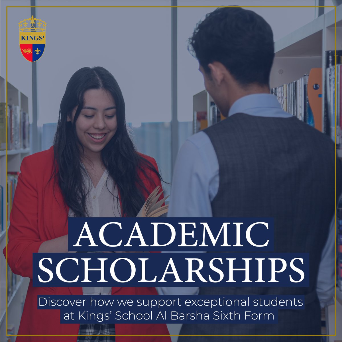 We are delighted to again be offering a limited number of Academic Scholarships to Sixth Form Students for the Academic Year 2024-25!

To learn more, and to contact our team for further guidance, please visit the link below👇

kings-edu.com/albarsha/schol…

#TheBestByEveryChild