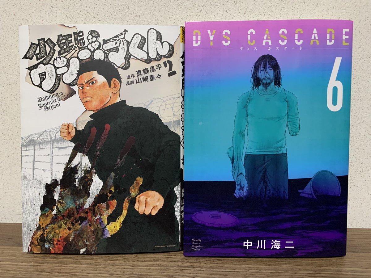 itiyan2021's tweet photo. 2024年に読んだ漫画16

#少年院ウシジマくん　2巻
#DYSCASCADE  6巻

DYSCASCADEが完結しました
中川先生が描くサスペンス漫画が好きなので、今後のサスペンス作品も購入していきます^_^

ウシジマくんは本編に負けず劣らず、面白いです！ https://t.co/8tH8LHHChb