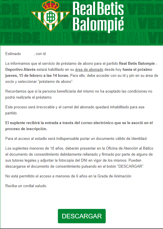 Real Betis | Oficina de Atención al Bético tweet media