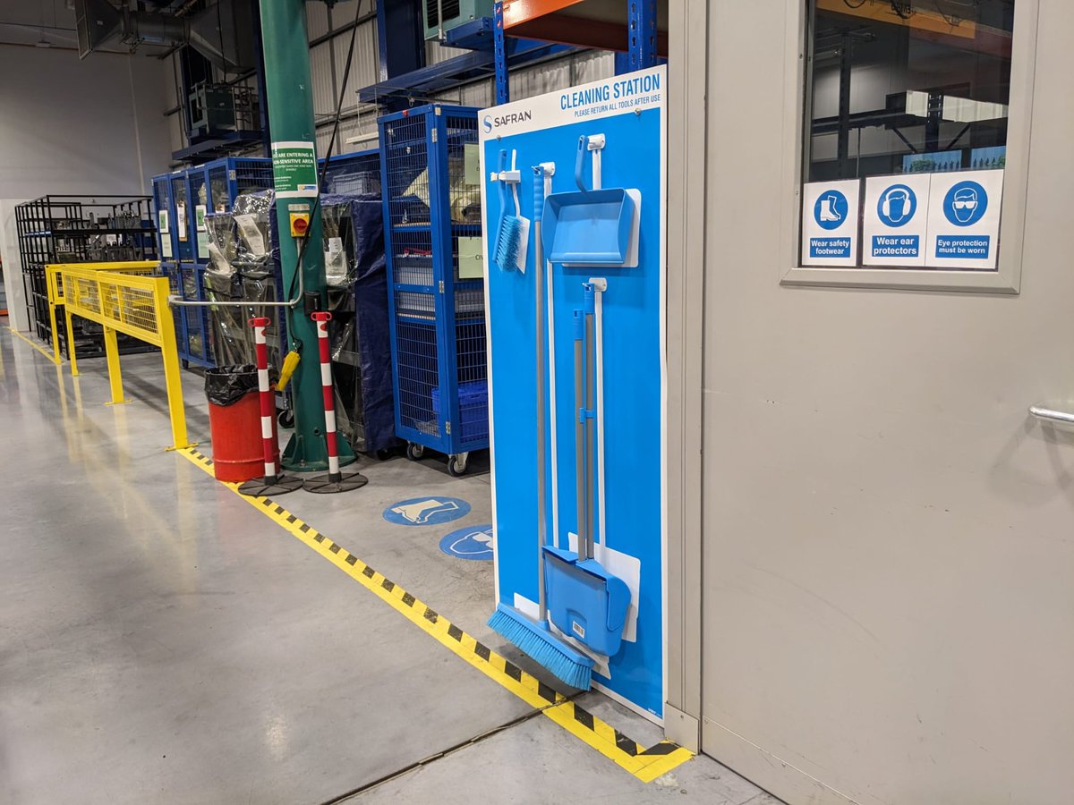 PEAKVM's tweet photo. Last week our Technical Account Manager Josh Jones visited with our longstanding client Safran Helicopter engines. Great to see how the projects we have delivered help them to 'Standardise', 'Set in Order', and 'Sustain' their 5S processes.
#visualmanagement #visualisation https://t.co/xrZbgTjNqQ