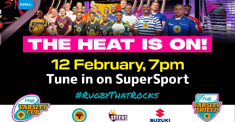 Tune in to the FNB @varsitycup kick-off Show, airing tonight at 7pm on @SuperSportTV channels 211 and 206 📺 Don't miss out on action-packed fun, meeting the captains and find out all about the 2024 season 🔥

 #FNBLovesRugby #VarsityCup